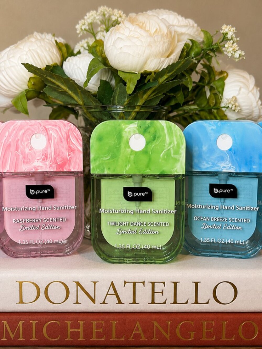 SET OF 6 - b.pure Moisturizing Hand Sanitizers - LIMITED EDITION
